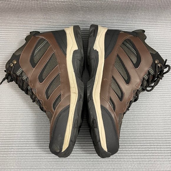 Eddie Bauer Graham Brown Leather Waterproof Hiking Boots Men’s Size 10.5 - Picture 8 of 11